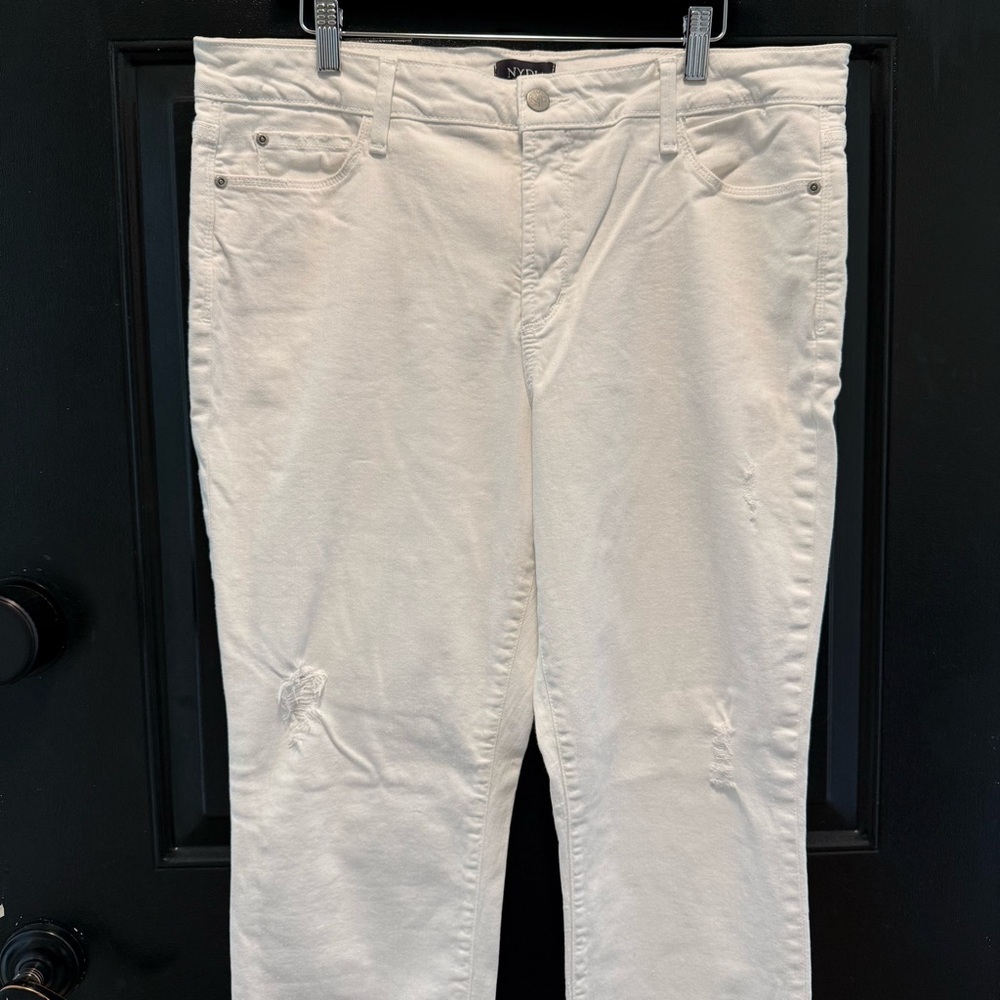 Women’s NYDJ Jessica Relaxed Boyfriend White Jeans
